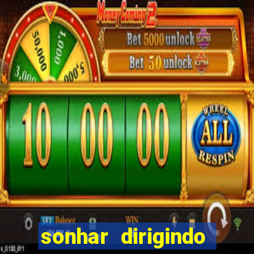 sonhar dirigindo carro jogo do bicho